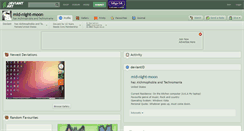 Desktop Screenshot of mid-night-moon.deviantart.com