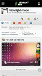 Mobile Screenshot of mid-night-moon.deviantart.com