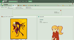 Desktop Screenshot of curzec.deviantart.com
