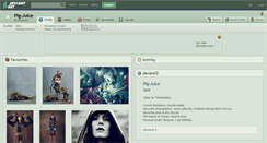 Desktop Screenshot of pig-juice.deviantart.com