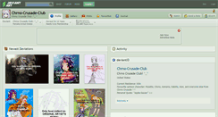 Desktop Screenshot of chrno-crusade-club.deviantart.com