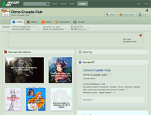 Tablet Screenshot of chrno-crusade-club.deviantart.com