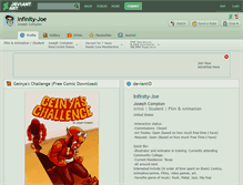 Tablet Screenshot of infinity-joe.deviantart.com