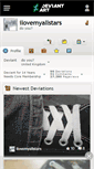 Mobile Screenshot of ilovemyallstars.deviantart.com