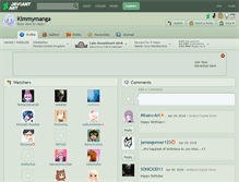 Tablet Screenshot of kimmymanga.deviantart.com