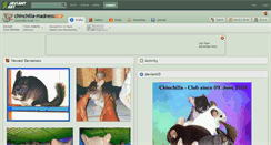 Desktop Screenshot of chinchilla-madness.deviantart.com
