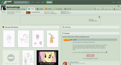 Desktop Screenshot of darknessking8.deviantart.com