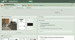 Desktop Screenshot of constanttraveller.deviantart.com