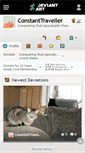 Mobile Screenshot of constanttraveller.deviantart.com