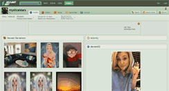 Desktop Screenshot of mysticalstars.deviantart.com