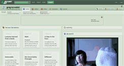 Desktop Screenshot of greg-kowalski.deviantart.com