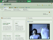 Tablet Screenshot of greg-kowalski.deviantart.com