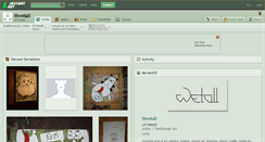 Desktop Screenshot of lilwetall.deviantart.com