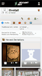 Mobile Screenshot of lilwetall.deviantart.com