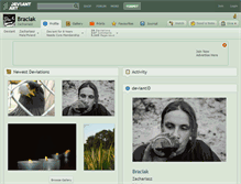 Tablet Screenshot of braciak.deviantart.com
