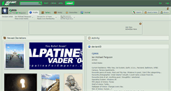 Desktop Screenshot of cyeos.deviantart.com