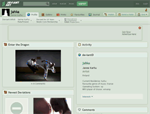 Tablet Screenshot of jahka.deviantart.com
