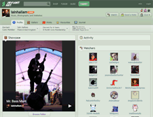 Tablet Screenshot of iainhallam.deviantart.com