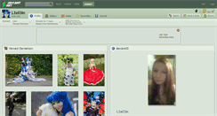 Desktop Screenshot of l3xil3in.deviantart.com
