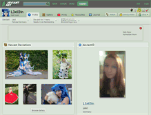 Tablet Screenshot of l3xil3in.deviantart.com