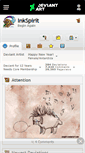 Mobile Screenshot of inkspirit.deviantart.com