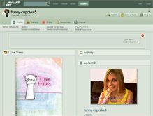 Tablet Screenshot of funny-cupcake5.deviantart.com