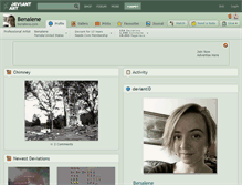 Tablet Screenshot of benalene.deviantart.com