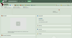 Desktop Screenshot of markhh.deviantart.com