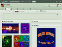 Tablet Screenshot of emuzin2.deviantart.com