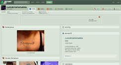 Desktop Screenshot of custodexdellaxsabbia.deviantart.com