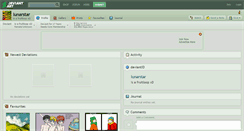 Desktop Screenshot of lunarstar.deviantart.com