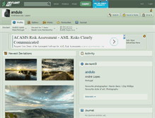 Tablet Screenshot of andulo.deviantart.com