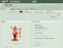 Tablet Screenshot of caitie-chan.deviantart.com