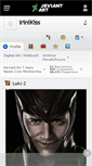 Mobile Screenshot of irinikiss.deviantart.com