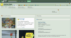 Desktop Screenshot of hail-the-whale.deviantart.com