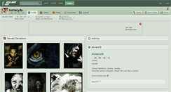 Desktop Screenshot of komacyde.deviantart.com