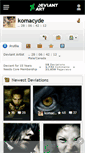 Mobile Screenshot of komacyde.deviantart.com