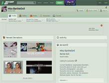 Tablet Screenshot of miss-barbiedoll.deviantart.com