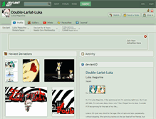 Tablet Screenshot of double-lariat-luka.deviantart.com