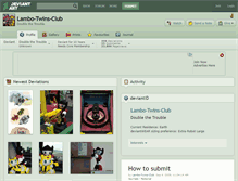 Tablet Screenshot of lambo-twins-club.deviantart.com