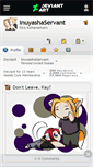 Mobile Screenshot of inuyashaservant.deviantart.com
