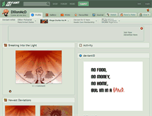 Tablet Screenshot of dillonmcd.deviantart.com