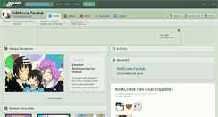 Desktop Screenshot of kidxcrona-fanclub.deviantart.com