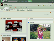 Tablet Screenshot of cls62.deviantart.com