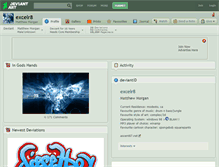 Tablet Screenshot of excelr8.deviantart.com
