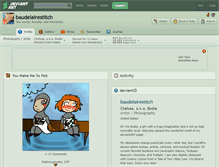 Tablet Screenshot of baudelairestitch.deviantart.com