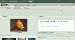 Desktop Screenshot of nexed.deviantart.com