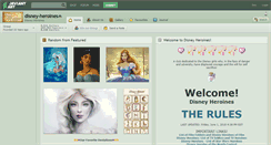 Desktop Screenshot of disney-heroines.deviantart.com