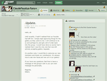 Tablet Screenshot of claudefaustus-fans.deviantart.com
