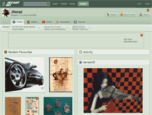 Tablet Screenshot of jnorad.deviantart.com